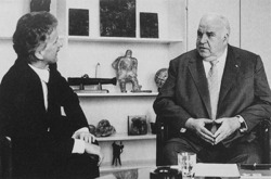Helmut Kohl und Wolfgang Bachmann (Bild: Baumeister 6.2001)