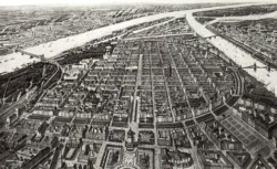 Mannheim um 1900 (Bild: Wikicommons)