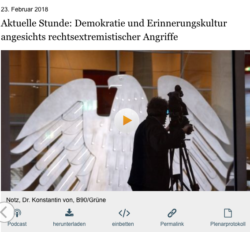 Aktuelle Stunde zur Erinnerungskultur (Bild: Deutscher Bundestag)