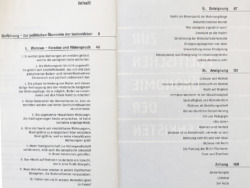 Ein ungewöhnliches Inhaltsverzeichnis, das die Breite des Themas andeutet (Bild: Rotpunktverlag)
